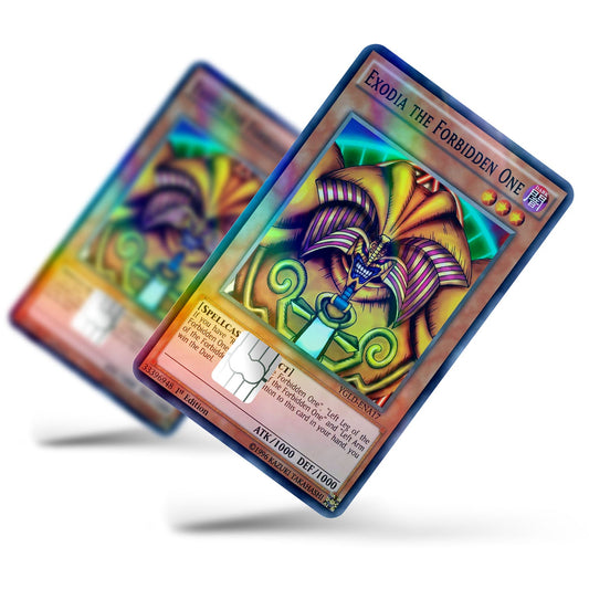 Flex Designs Holographic Credit Card Yugioh Exodia the Forbidden Full Skins - Anime Yu-Gi-Oh Holographic Credit Card & Debit Card Skin