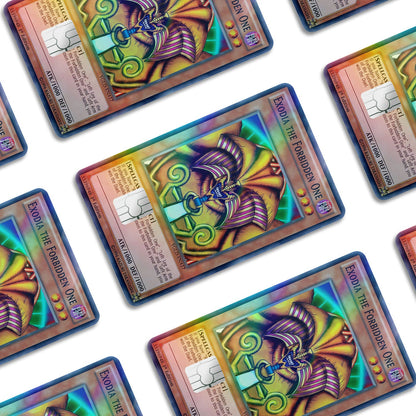 Flex Designs Holographic Credit Card Yugioh Exodia the Forbidden Window Skins - Anime Yu-Gi-Oh Holographic Credit Card & Debit Card Skin