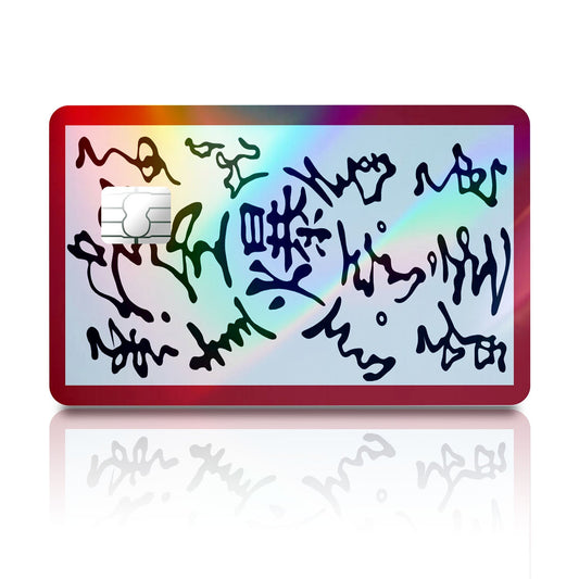 Flex Designs Holographic Credit Card Naruto Flash Bomb Full Skins - Anime Naruto Holographic Credit Card & Debit Card Skin
