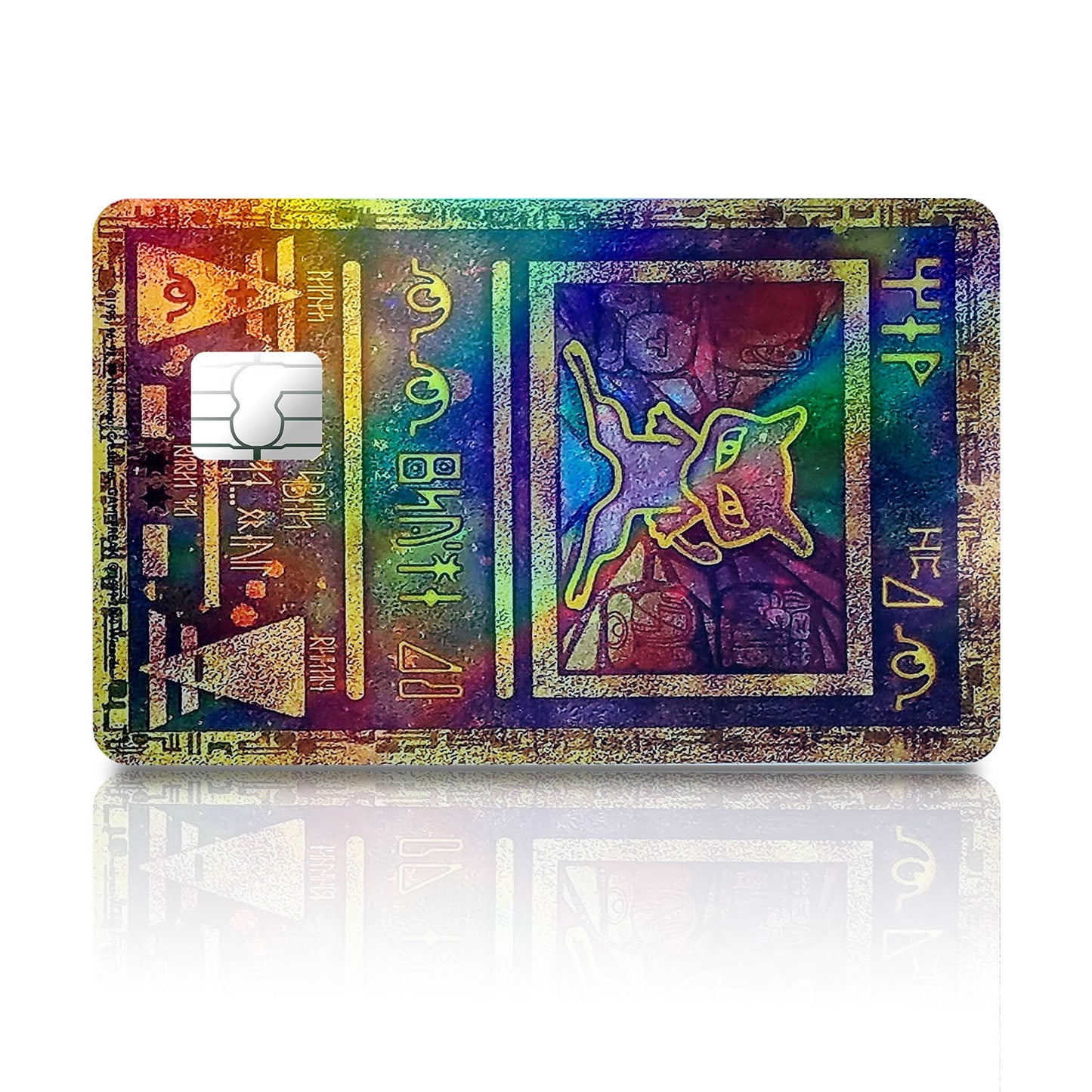 Flex Designs Holographic Credit Card Pokemon Ancient Mew Card Full Skins - Anime Pokemon Holographic Credit Card & Debit Card Skin
