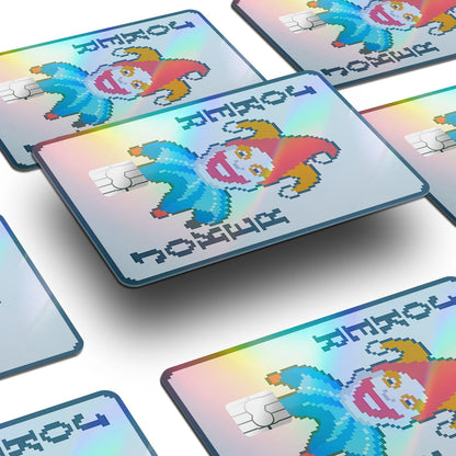 holographic card balatro Balatro Joker Holographic Credit Card Holographic Credit Card & Debit Card Skin – Flex Design Store