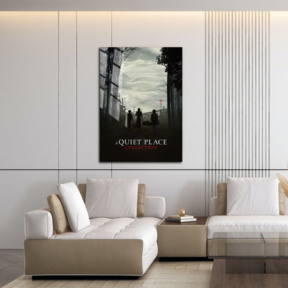 Flex Designs Metal Poster A Quiet Place Minimalist 16 x 24" Home Goods - Movie 2018 Movie Metal Poster
