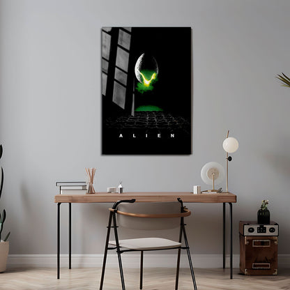 Flex Designs Metal Poster Alien 24 x 36" Home Goods - Movie 1979 Movie Metal Poster