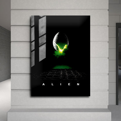 Flex Designs Metal Poster Alien 24 x 36" Home Goods - Movie 1979 Movie Metal Poster