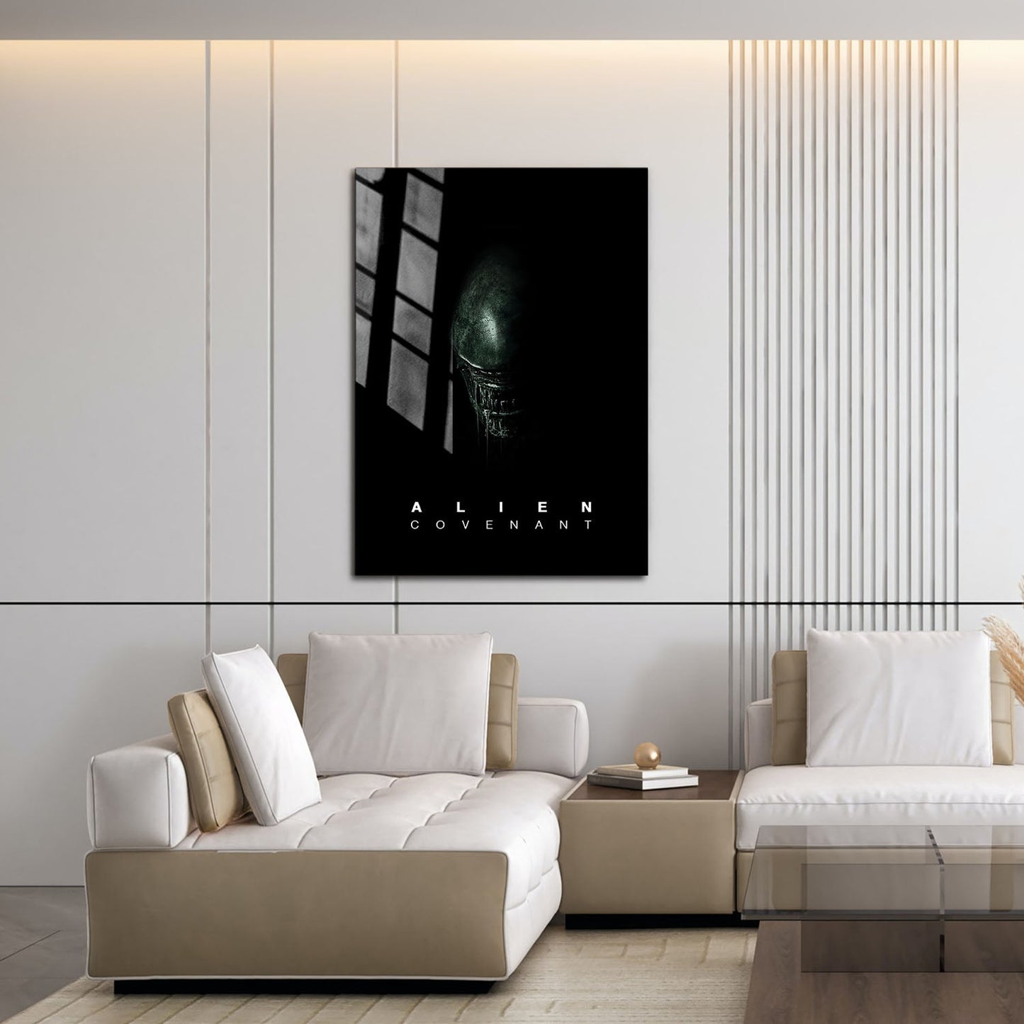 Flex Designs Metal Poster Alien Covenant 16 x 24" Home Goods - Movie 2017 Movie Metal Poster