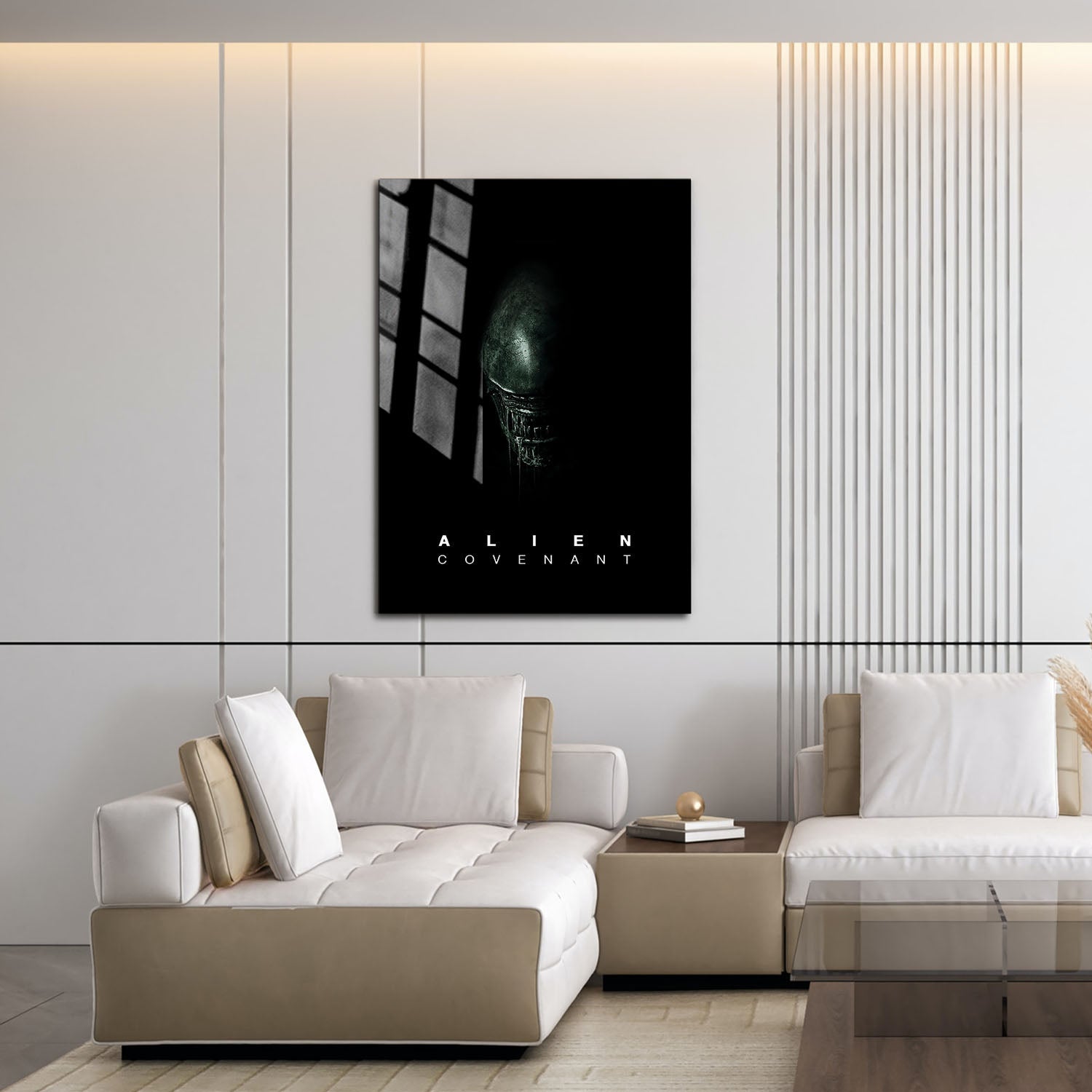 Flex Designs Metal Poster Alien Covenant 16 x 24" Home Goods - Movie 2017 Movie Metal Poster