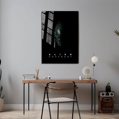 Flex Designs Metal Poster Alien Covenant 24 x 36" Home Goods - Movie 2017 Movie Metal Poster
