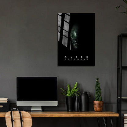 Flex Designs Metal Poster Alien Covenant 5 x 7" Home Goods - Movie 2017 Movie Metal Poster