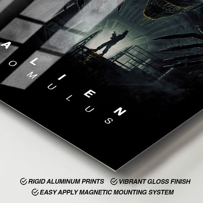 Flex Designs Metal Poster Alien Romulus 11 x 17" Home Goods - Movie 2024 Movie Metal Poster