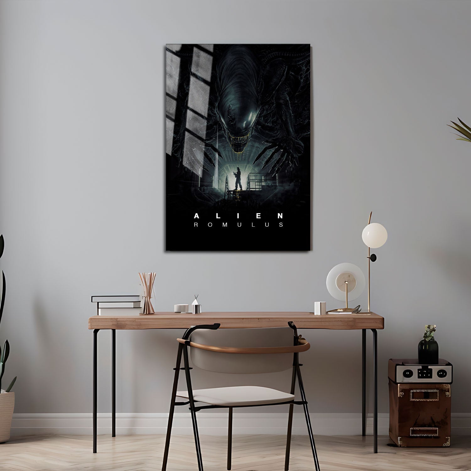 Flex Designs Metal Poster Alien Romulus 24 x 36" Home Goods - Movie 2024 Movie Metal Poster