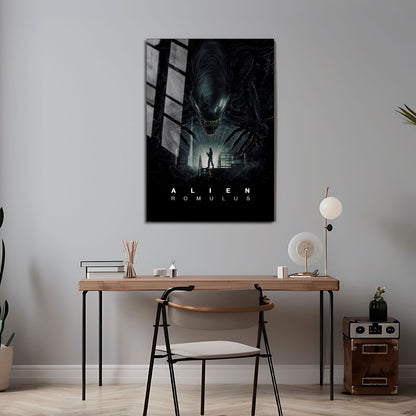 Flex Designs Metal Poster Alien Romulus 24 x 36" Home Goods - Movie 2024 Movie Metal Poster