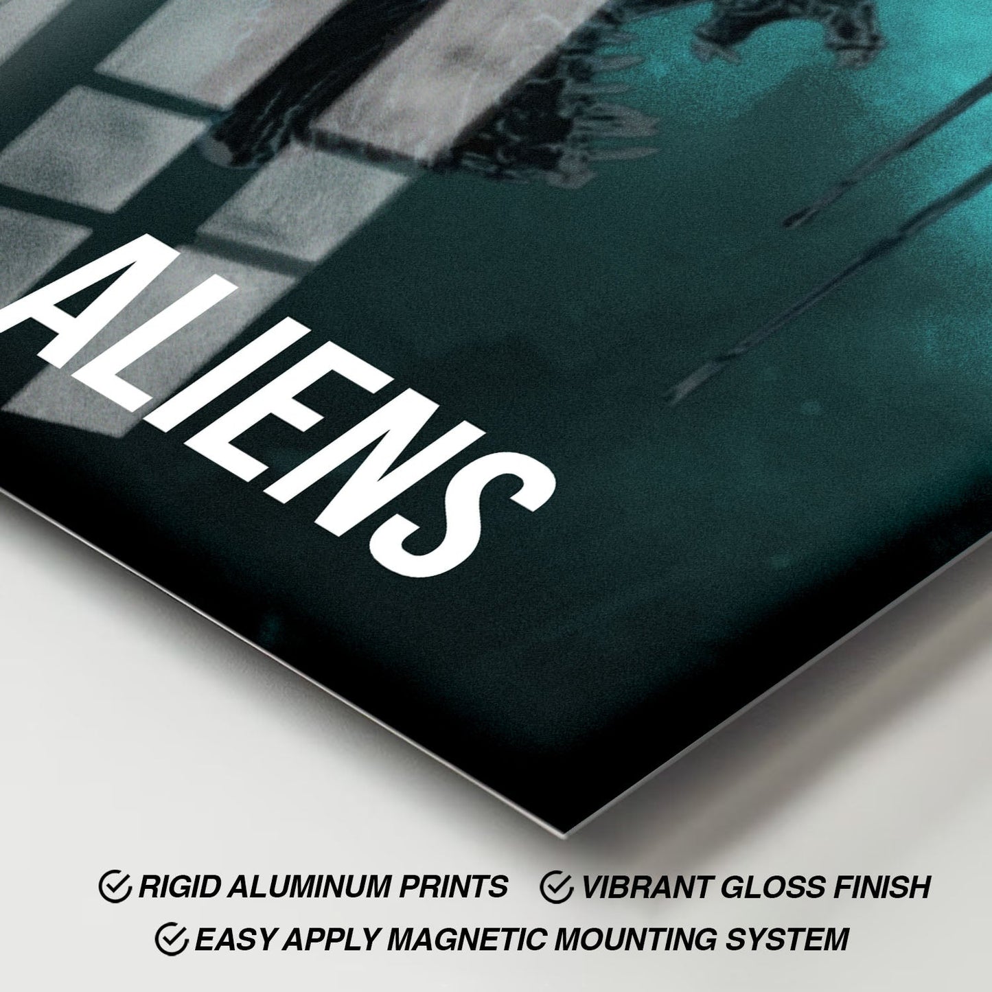 Flex Designs Metal Poster Aliens Classic 11 x 17" Home Goods - Movie 1986 Movie Metal Poster