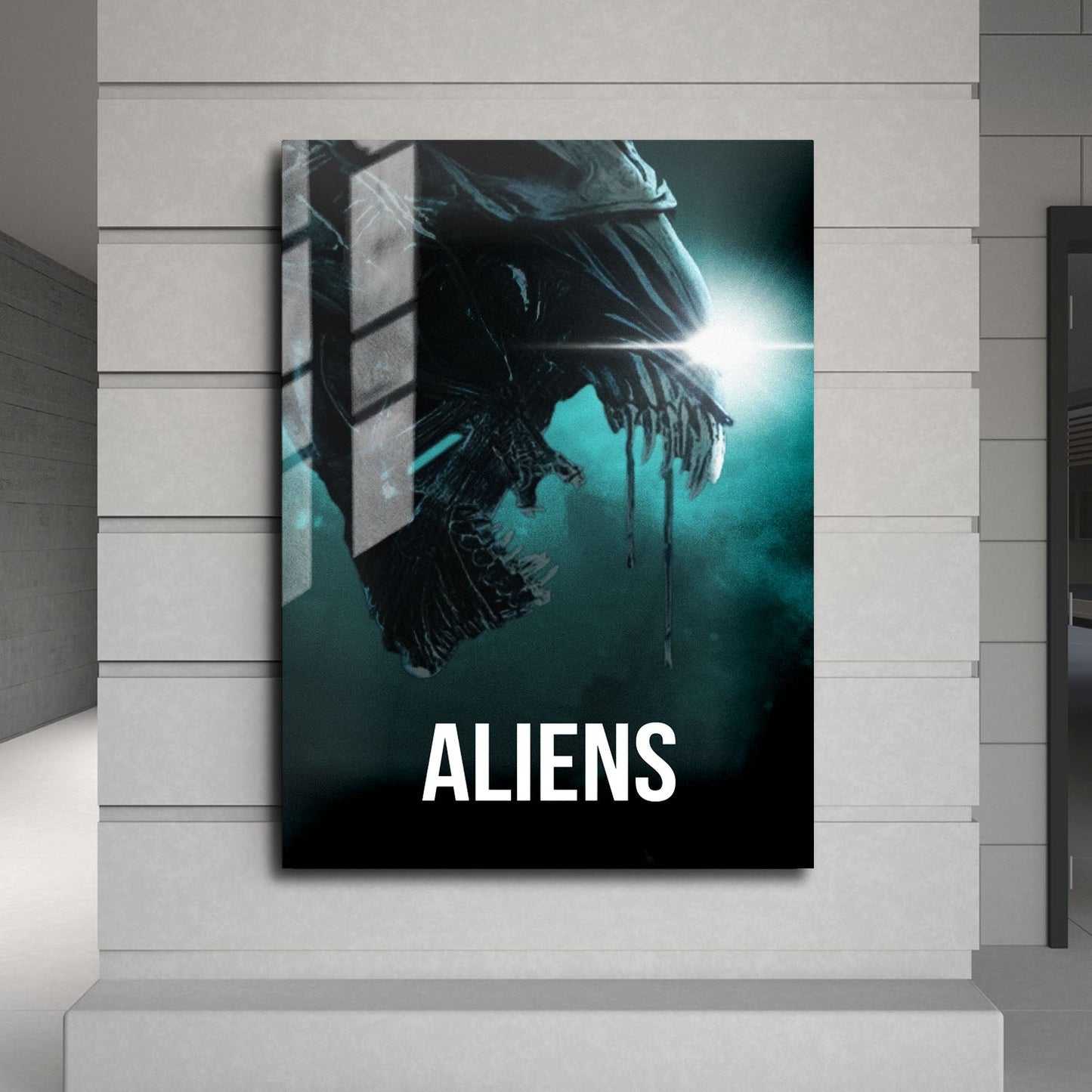 Flex Designs Metal Poster Aliens Classic 24 x 36" Home Goods - Movie 1986 Movie Metal Poster