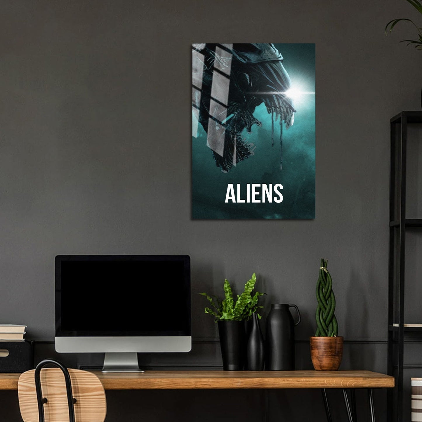 Flex Designs Metal Poster Aliens Classic 5 x 7" Home Goods - Movie 1986 Movie Metal Poster