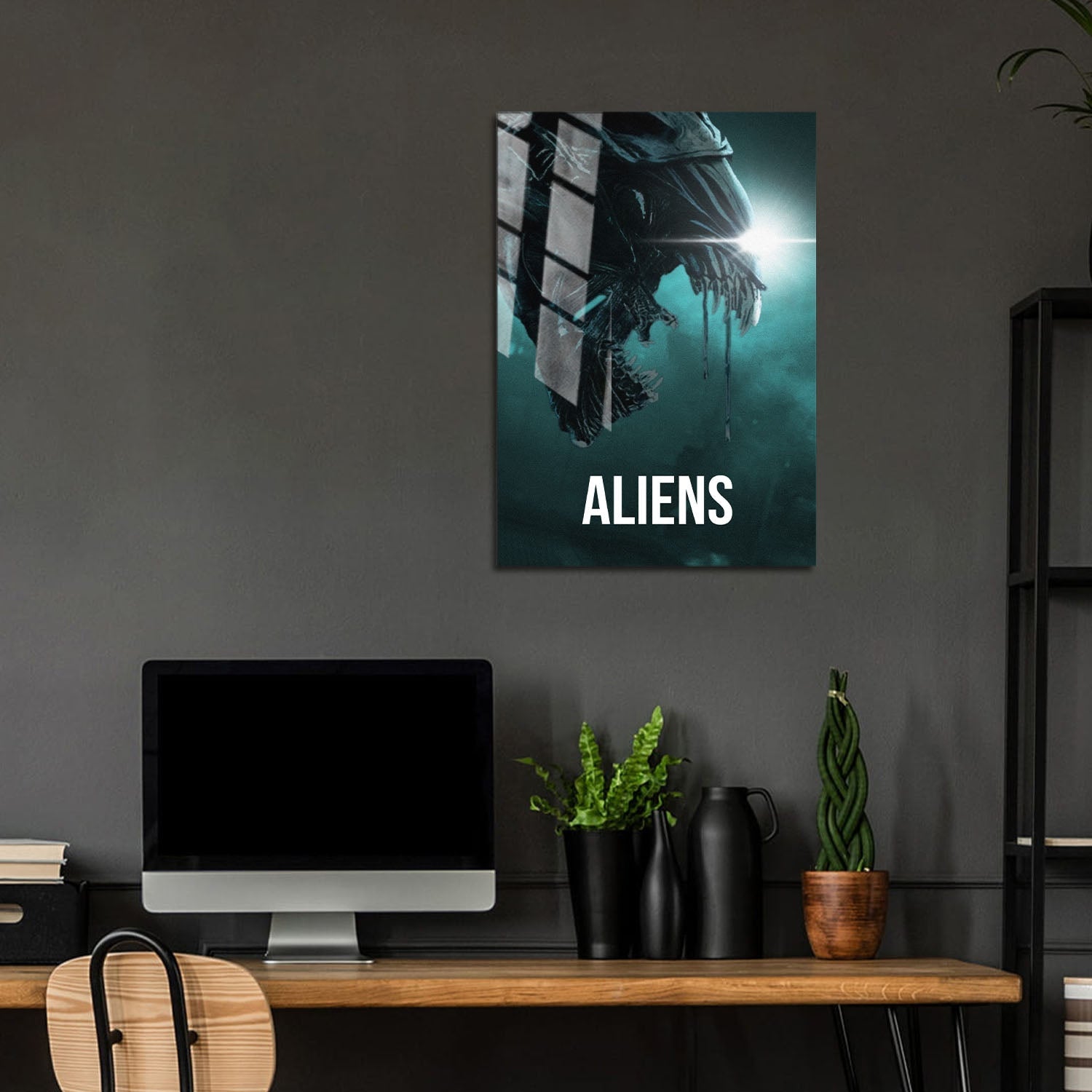Flex Designs Metal Poster Aliens Classic 5 x 7" Home Goods - Movie 1986 Movie Metal Poster