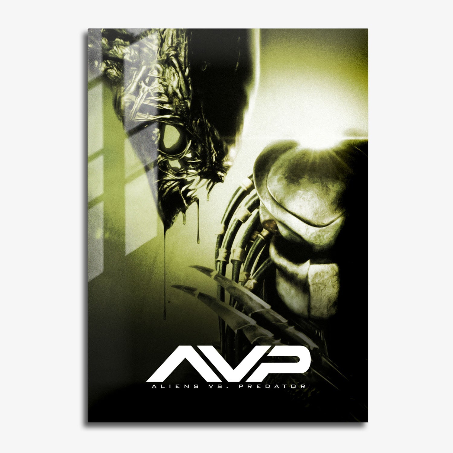 Flex Designs Metal Poster AVP Alien vs Predator Classic 11 x 17" Home Goods - Movie 2004 Movie Metal Poster