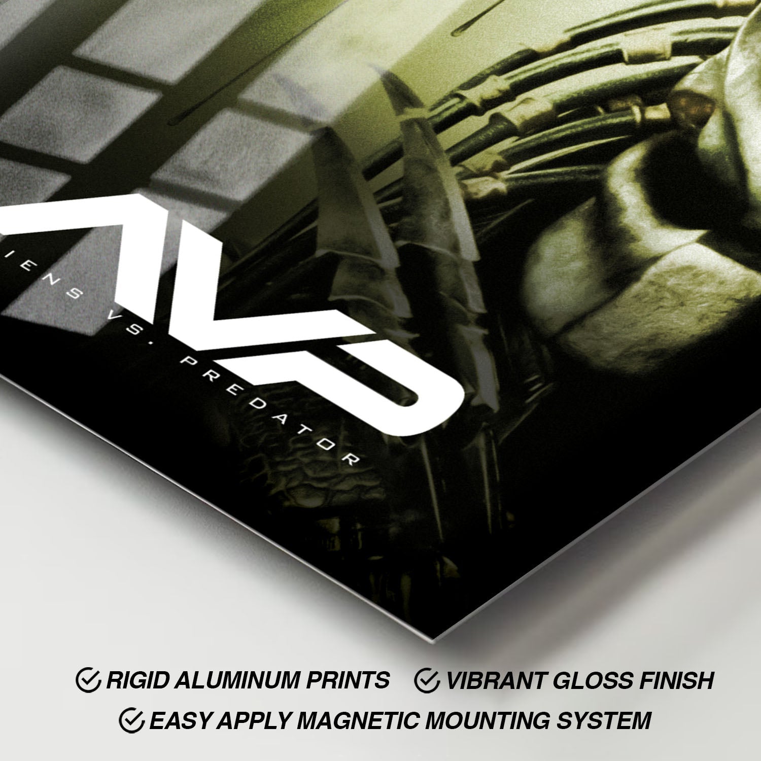 Flex Designs Metal Poster AVP Alien vs Predator Classic 11 x 17" Home Goods - Movie 2004 Movie Metal Poster