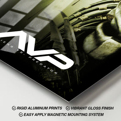 Flex Designs Metal Poster AVP Alien vs Predator Classic 11 x 17" Home Goods - Movie 2004 Movie Metal Poster