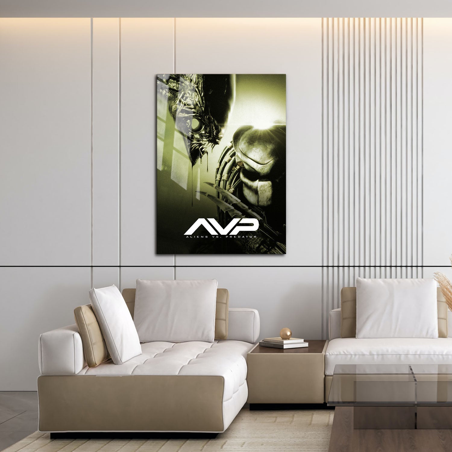 Flex Designs Metal Poster AVP Alien vs Predator Classic 16 x 24" Home Goods - Movie 2004 Movie Metal Poster