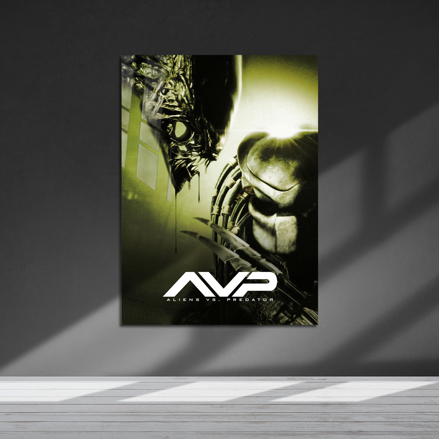 Flex Designs Metal Poster AVP Alien vs Predator Classic 5 x 7" Home Goods - Movie 2004 Movie Metal Poster