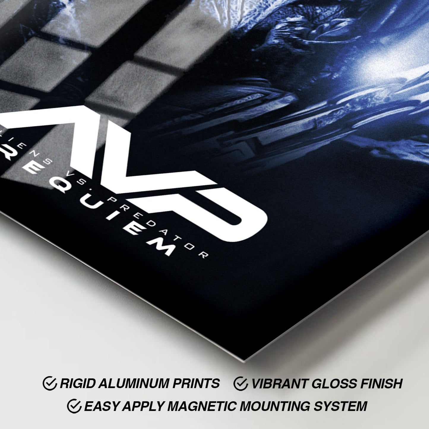 Flex Designs Metal Poster Aliens vs Predator Requiem Classic 11 x 17" Home Goods - Movie 2007 Movie Metal Poster