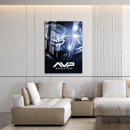 Flex Designs Metal Poster Aliens vs Predator Requiem Classic 16 x 24" Home Goods - Movie 2007 Movie Metal Poster