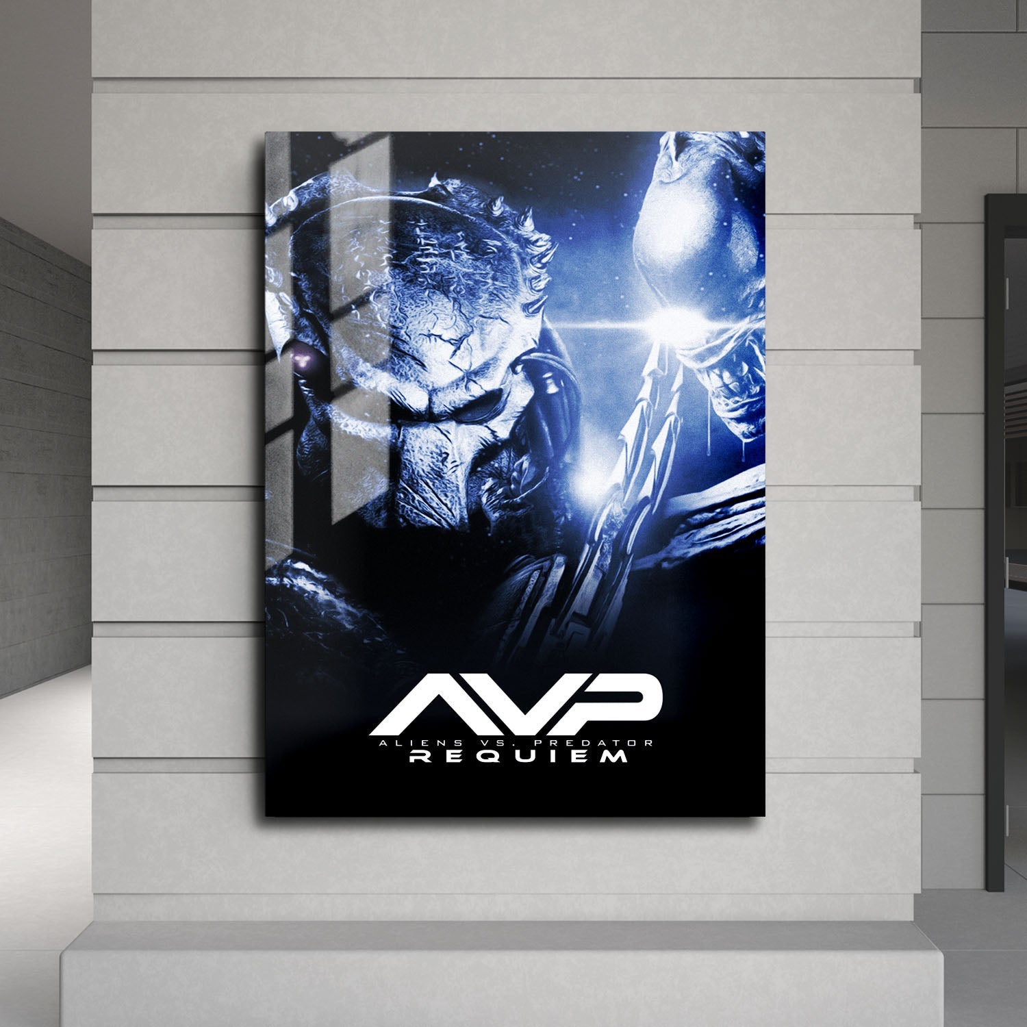 Flex Designs Metal Poster Aliens vs Predator Requiem Classic 24 x 36" Home Goods - Movie 2007 Movie Metal Poster