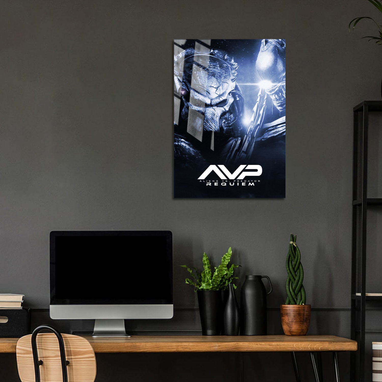 Flex Designs Metal Poster Aliens vs Predator Requiem Classic 5 x 7" Home Goods - Movie 2007 Movie Metal Poster