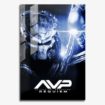 Flex Designs Metal Poster Aliens vs Predator Requiem Classic 11 x 17" Home Goods - Movie 2007 Movie Metal Poster