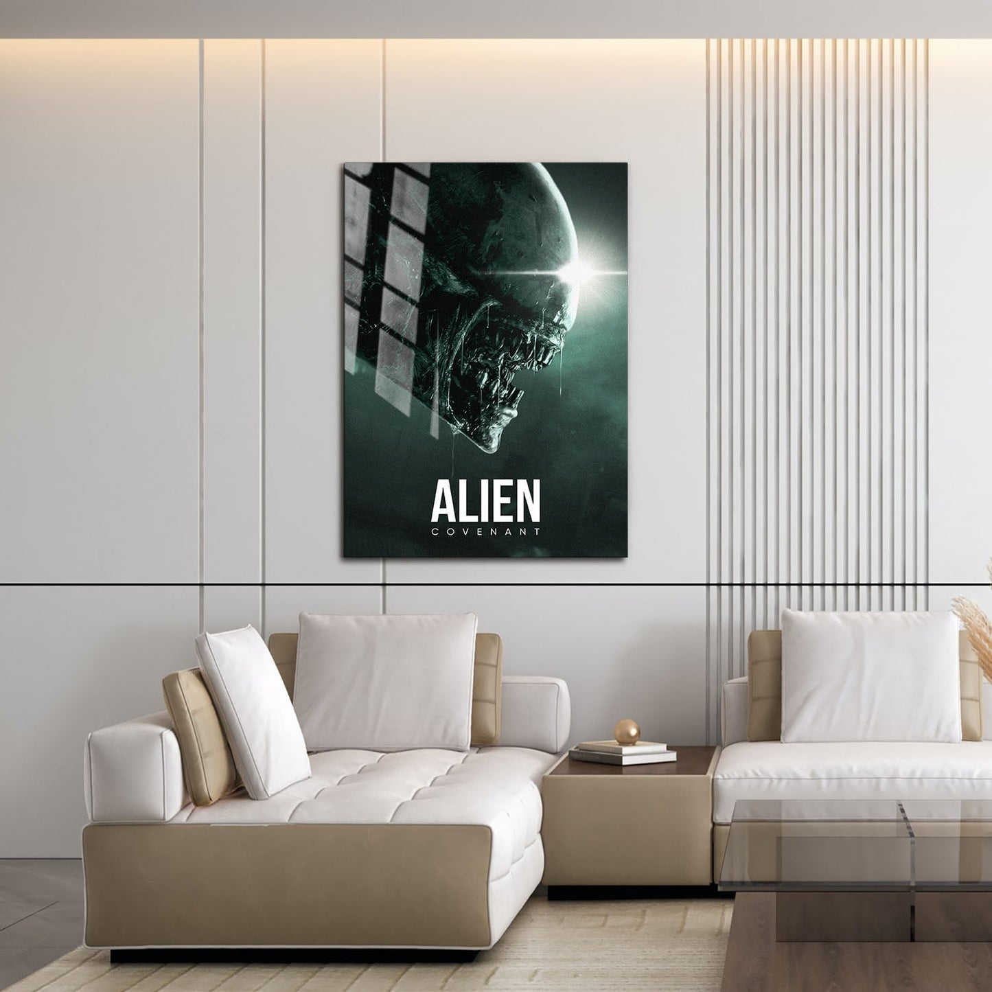 Flex Designs Metal Poster Alien Covenant Classic 16 x 24" Home Goods - Movie 2017 Movie Metal Poster