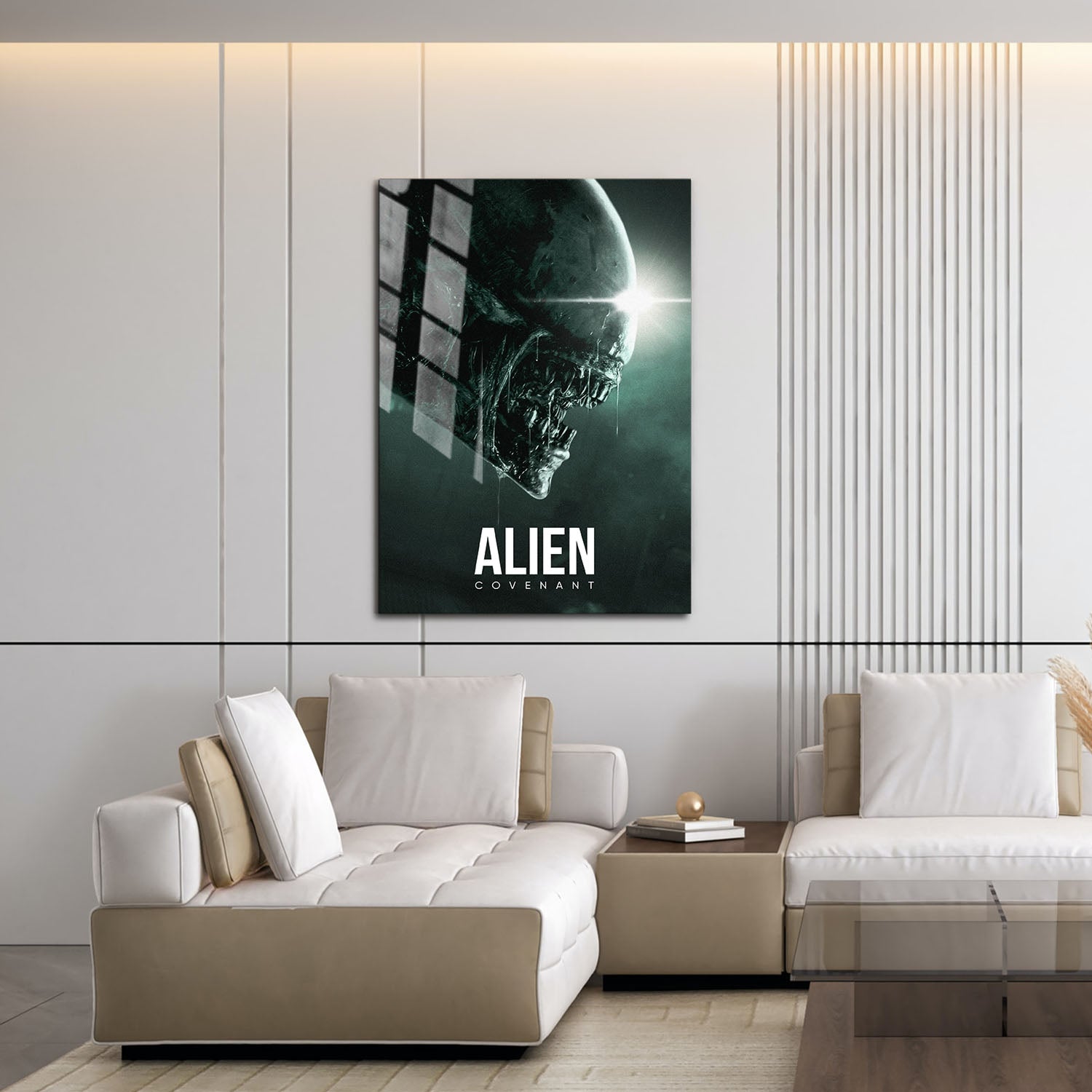 Flex Designs Metal Poster Alien Covenant Classic 16 x 24" Home Goods - Movie 2017 Movie Metal Poster