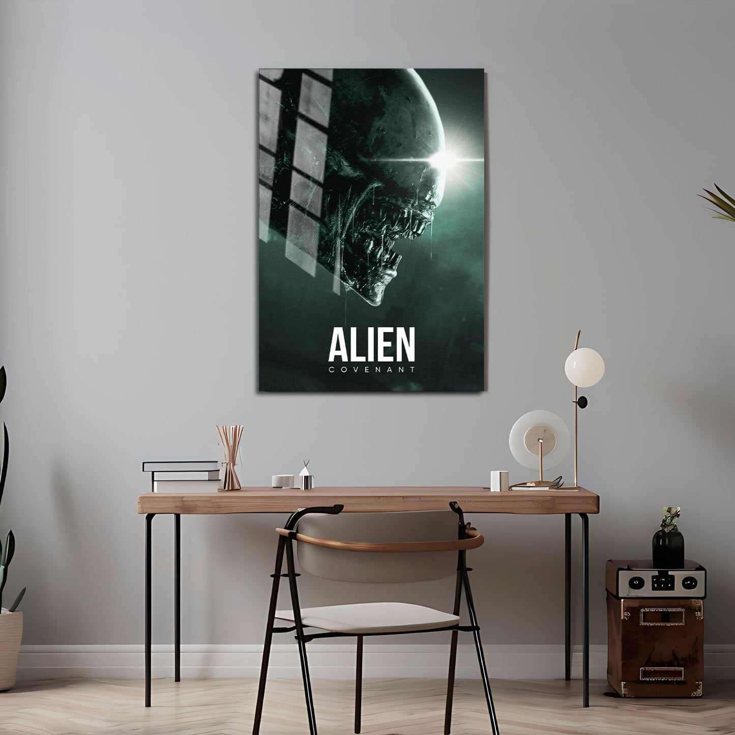 Flex Designs Metal Poster Alien Covenant Classic 24 x 36" Home Goods - Movie 2017 Movie Metal Poster
