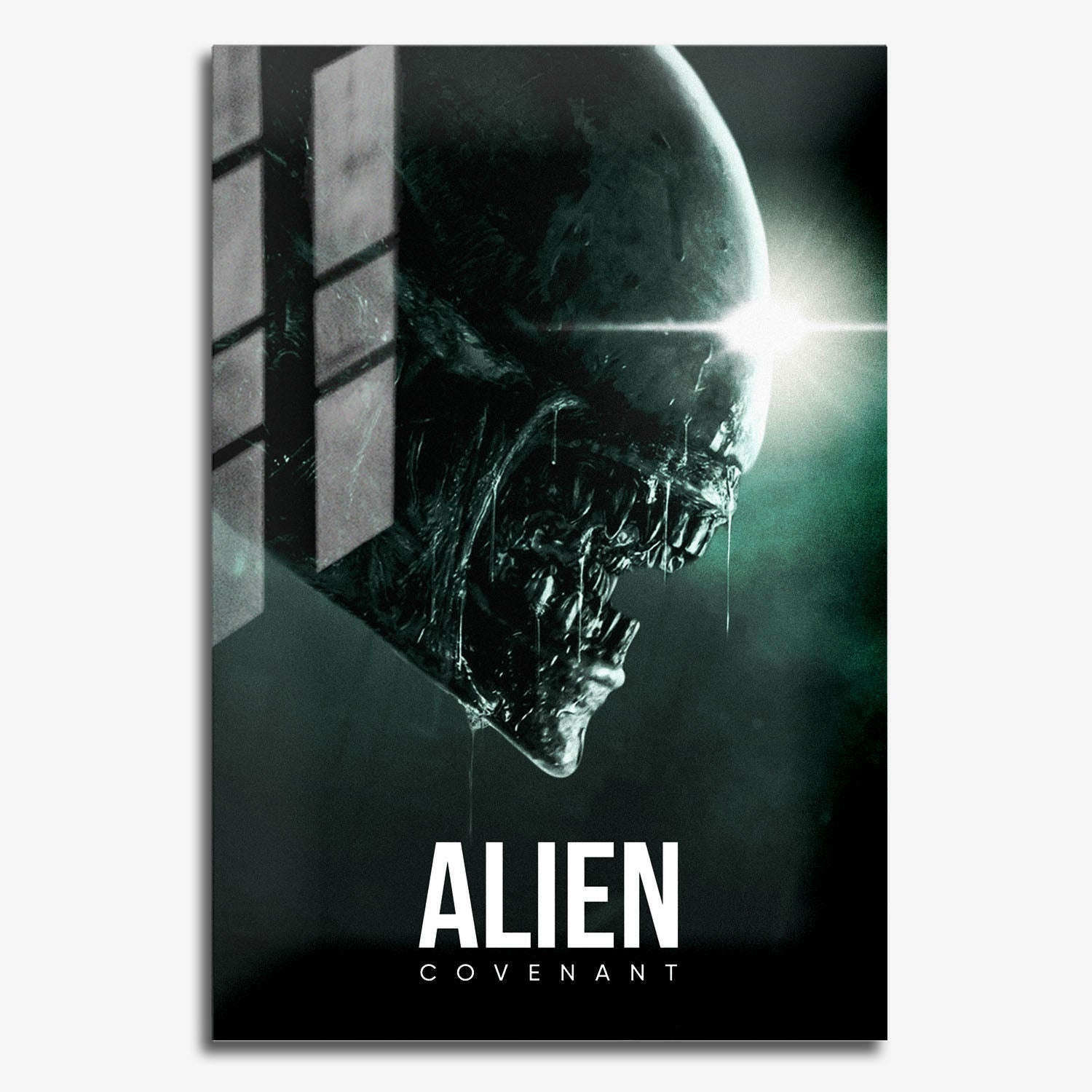 Flex Designs Metal Poster Alien Covenant Classic 11 x 17" Home Goods - Movie 2017 Movie Metal Poster