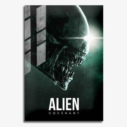 Flex Designs Metal Poster Alien Covenant Classic 11 x 17" Home Goods - Movie 2017 Movie Metal Poster