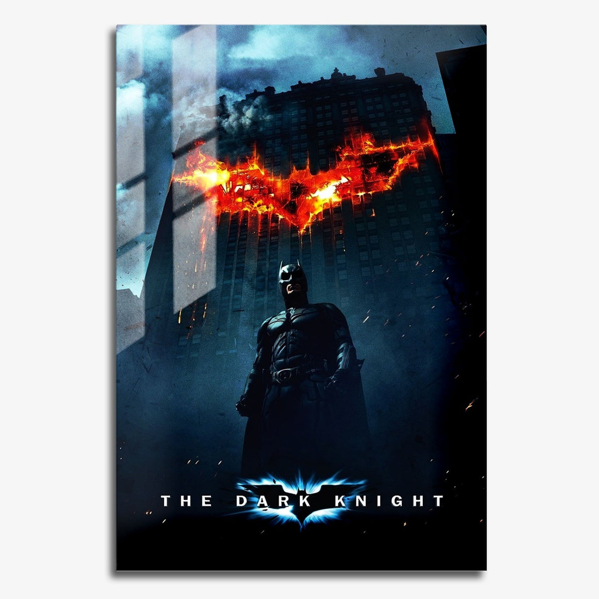 Flex Designs Metal Poster The Dark Knight 11 x 17" Home Goods - Movie 2008 Movie Metal Poster