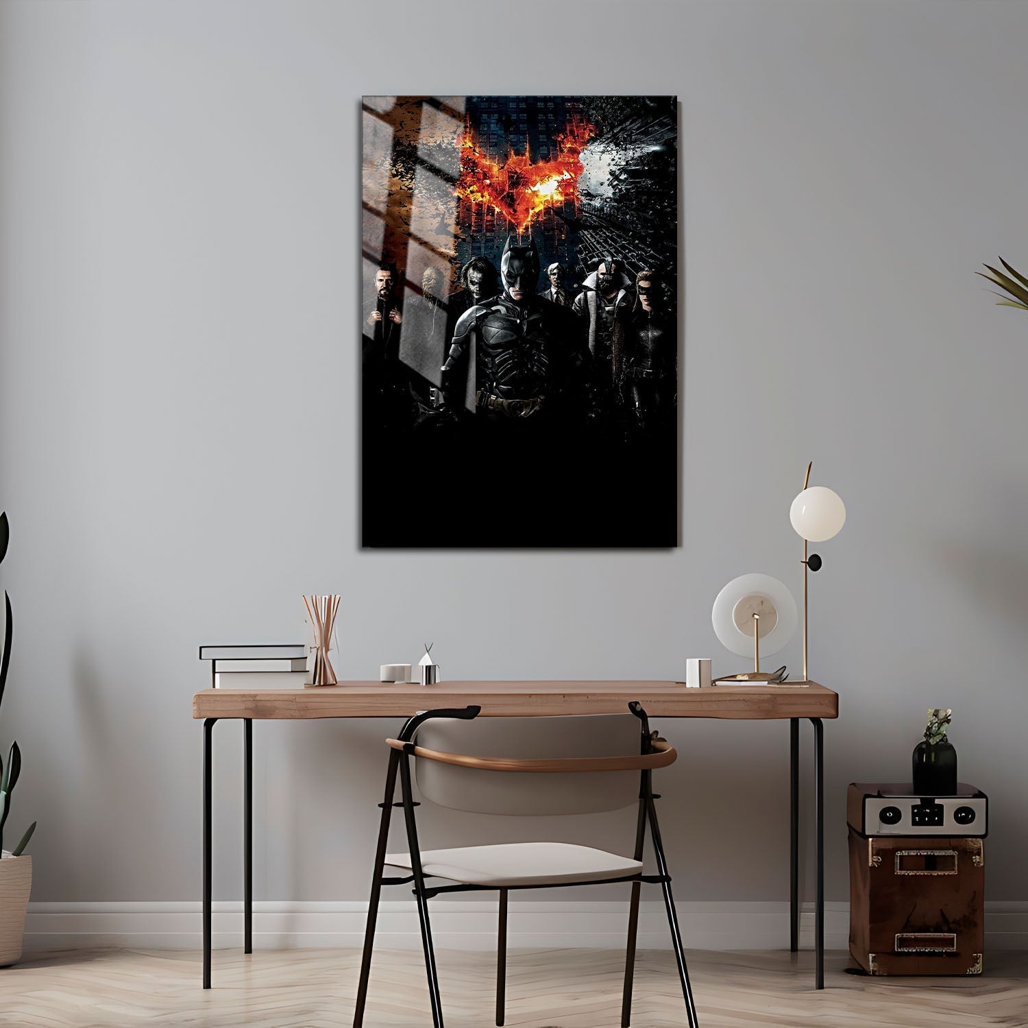 Flex Designs Metal Poster Christopher Nolans Batman Triology 24 x 36" Home Goods - Movie  Movie Metal Poster