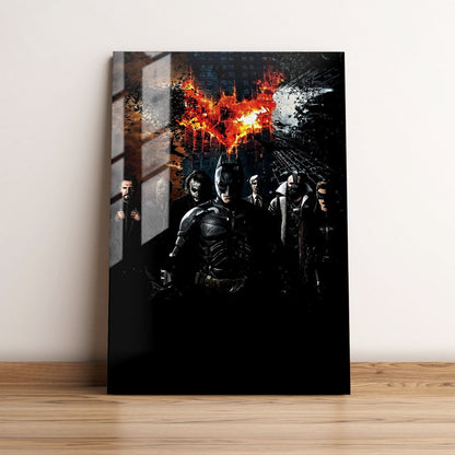 Christopher Nolans Batman Triology Movie Metal Poster