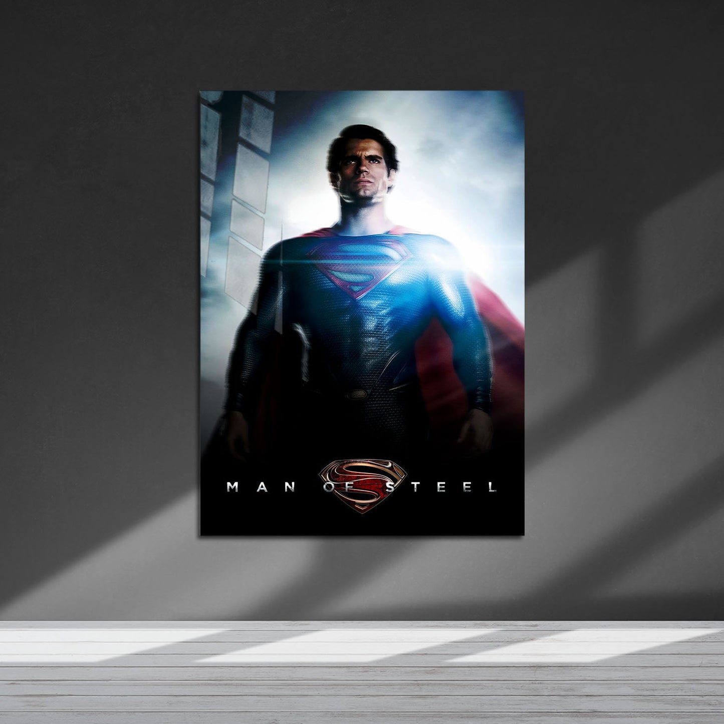 Flex Designs Metal Poster Man of Steel 5 x 7" Home Goods - Movie 2013 Movie Metal Poster