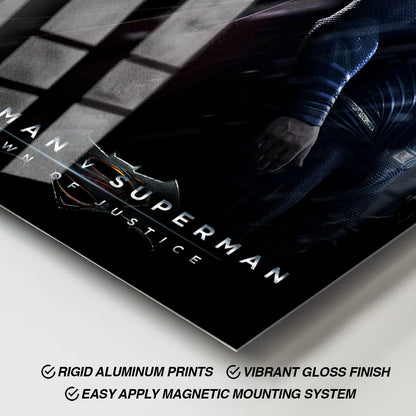 Flex Designs Metal Poster Batman v Superman Dawn of Justice 11 x 17" Home Goods - Movie 2016 Movie Metal Poster