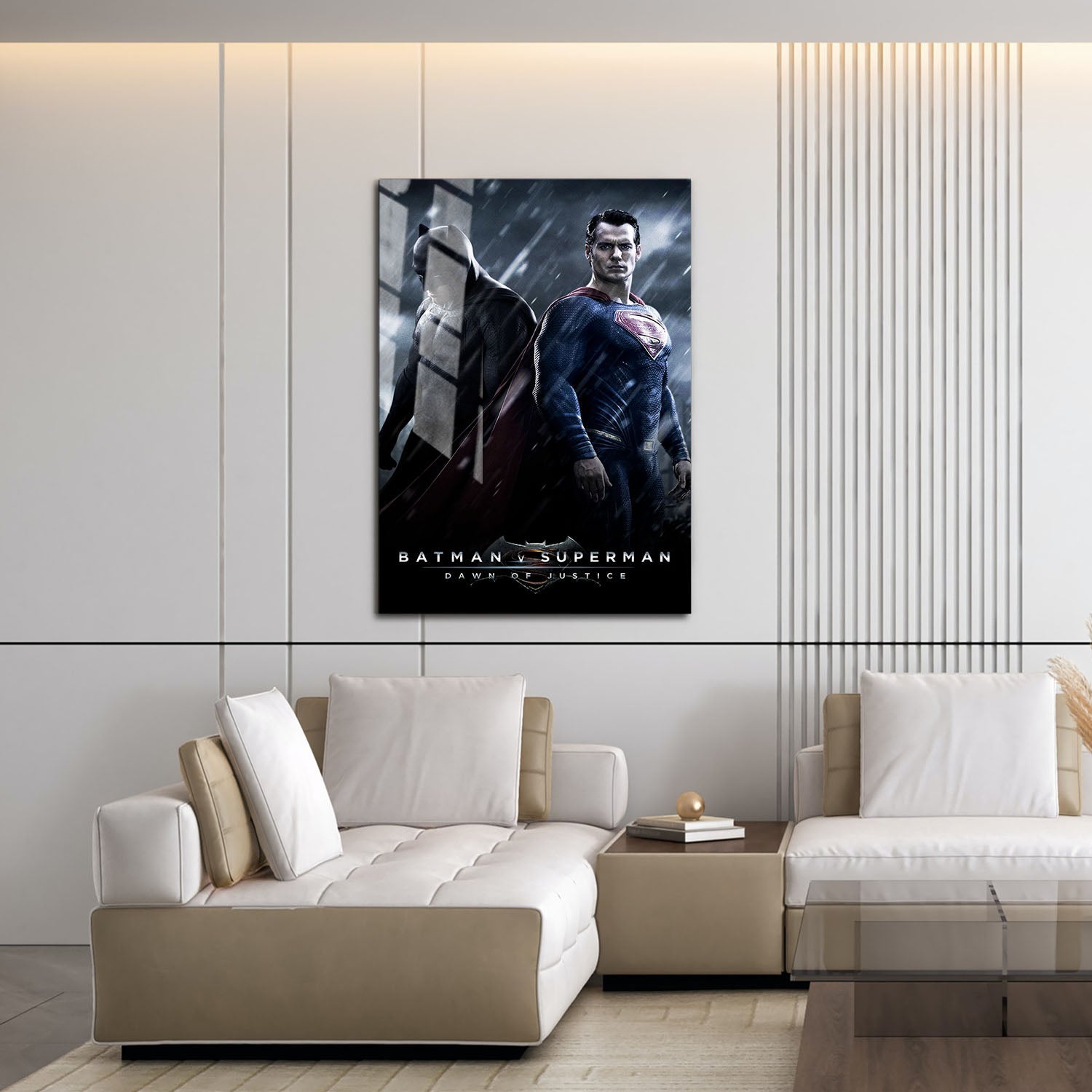 Flex Designs Metal Poster Batman v Superman Dawn of Justice 16 x 24" Home Goods - Movie 2016 Movie Metal Poster