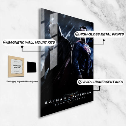 Flex Designs Metal Poster Batman v Superman Dawn of Justice 16 x 24" Home Goods - Movie 2016 Movie Metal Poster