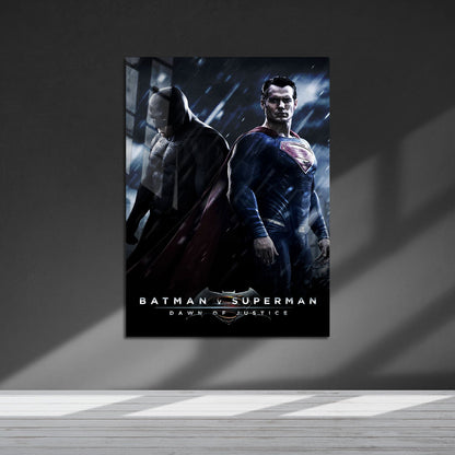 Flex Designs Metal Poster Batman v Superman Dawn of Justice 5 x 7" Home Goods - Movie 2016 Movie Metal Poster