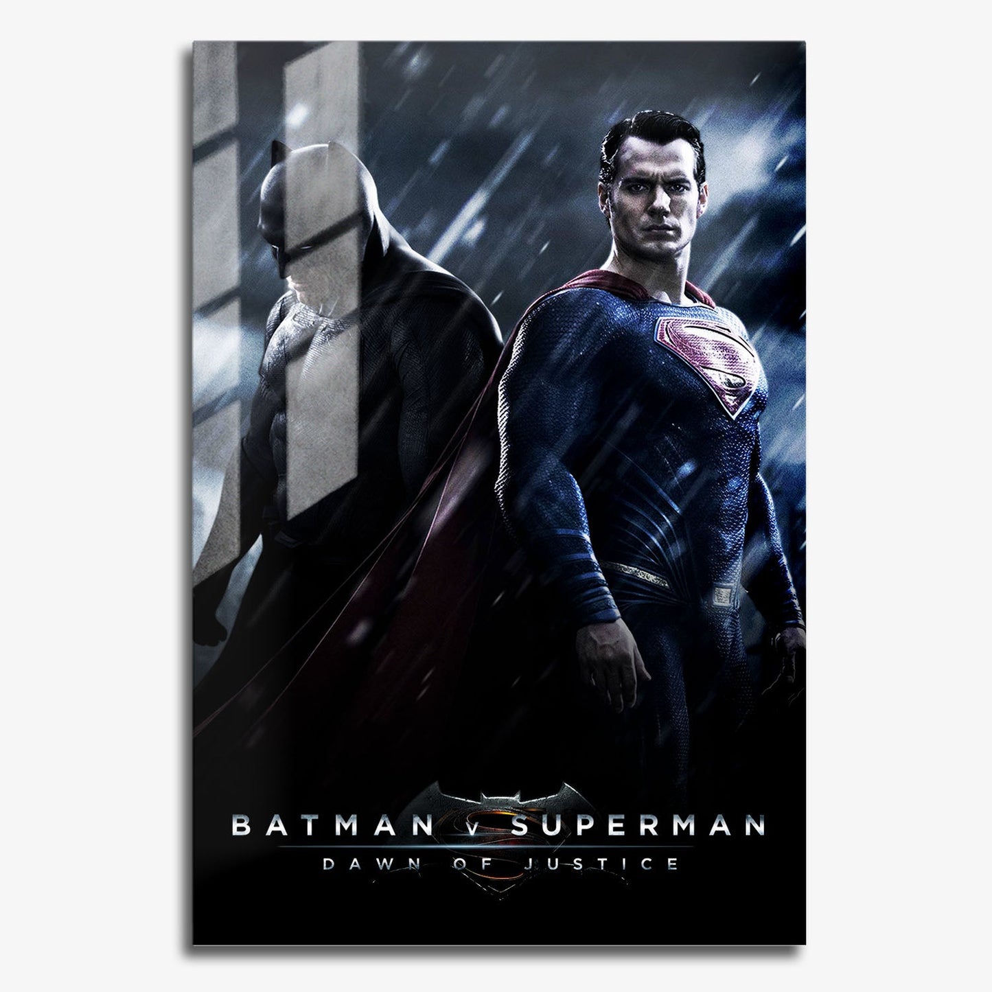 Flex Designs Metal Poster Batman v Superman Dawn of Justice 11 x 17" Home Goods - Movie 2016 Movie Metal Poster