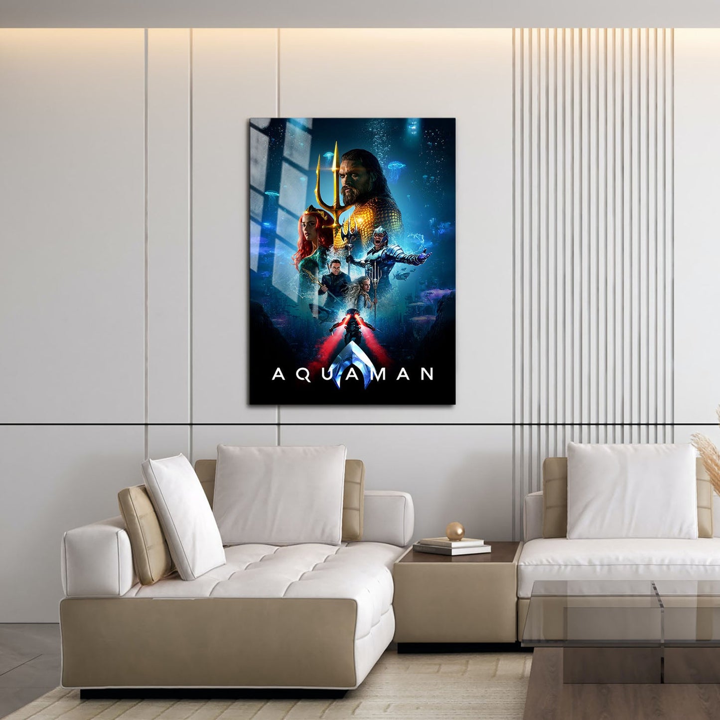 Flex Designs Metal Poster Aquaman 16 x 24" Home Goods - Movie 2018 Movie Metal Poster