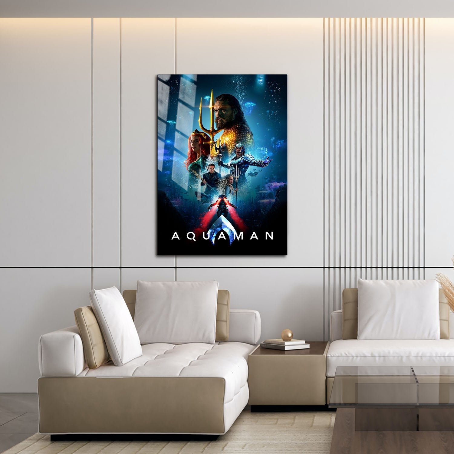 Flex Designs Metal Poster Aquaman 16 x 24" Home Goods - Movie 2018 Movie Metal Poster