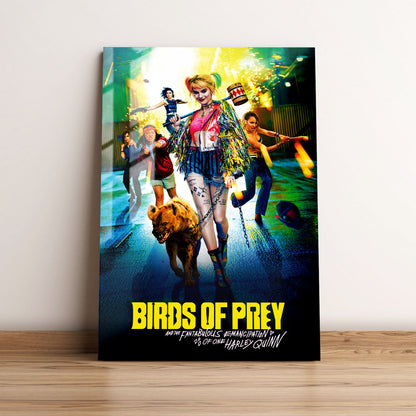 Birds of Prey the Fantabulous Emancipation of Harley Quinn Movie Metal Poster