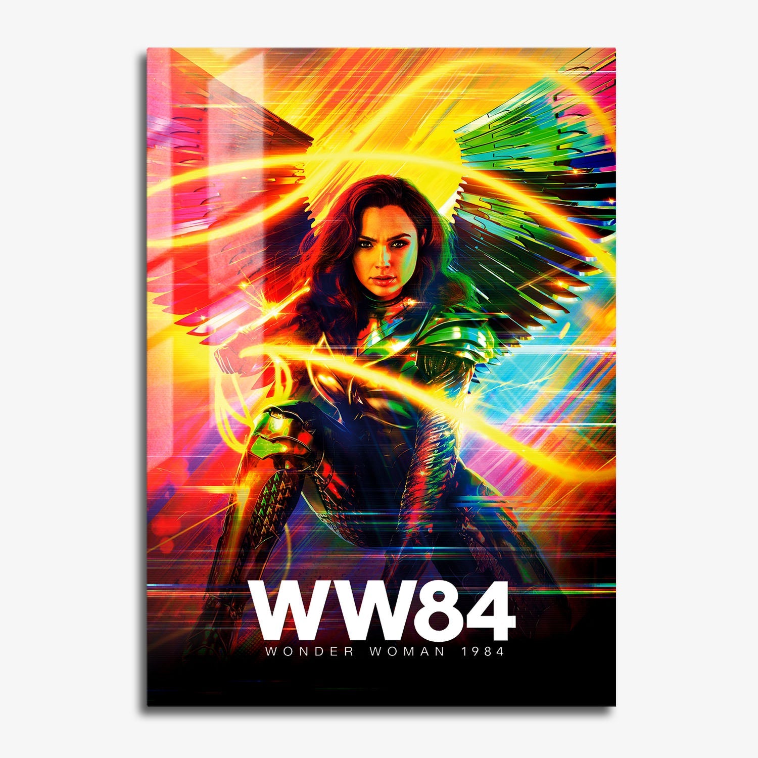 Flex Designs Metal Poster Wonder Woman 1984 11 x 17" Home Goods - Movie 2020 Movie Metal Poster