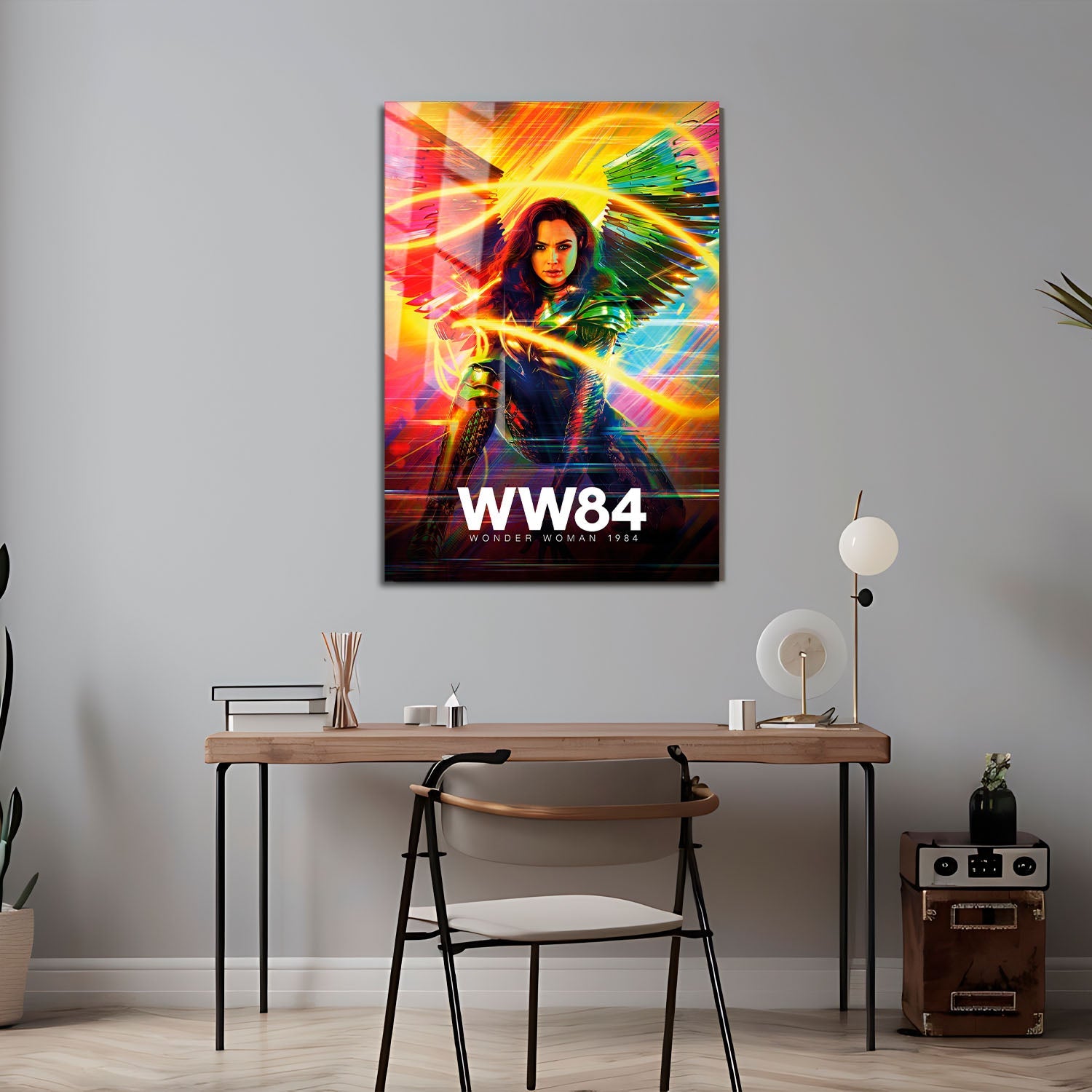 Flex Designs Metal Poster Wonder Woman 1984 24 x 36" Home Goods - Movie 2020 Movie Metal Poster