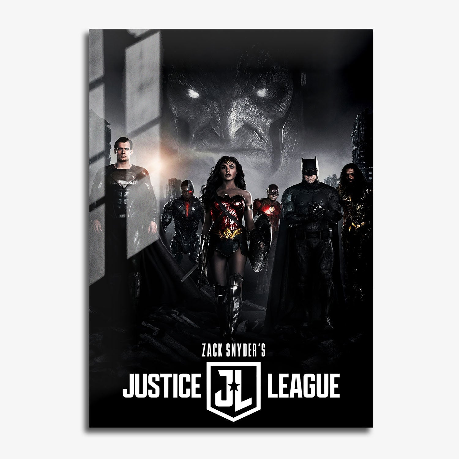 Flex Designs Metal Poster Zack Snyders Justice League 11 x 17" Home Goods - Movie 2021 Movie Metal Poster