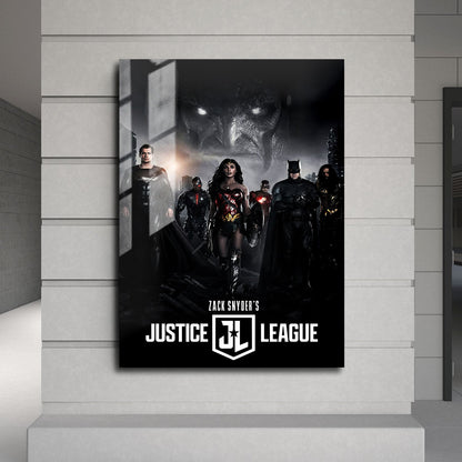 Flex Designs Metal Poster Zack Snyders Justice League 24 x 36" Home Goods - Movie 2021 Movie Metal Poster